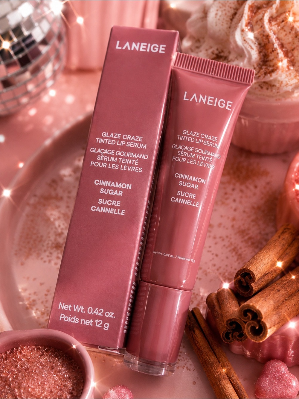 LANEIGE Glaze Craze Tinted Lip Serum – Cinnamon Sugar 👄